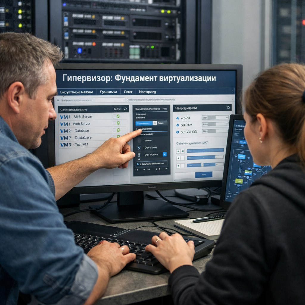 Гипервизор: Фундамент виртуализации — от одного железа к множеству независимых сред